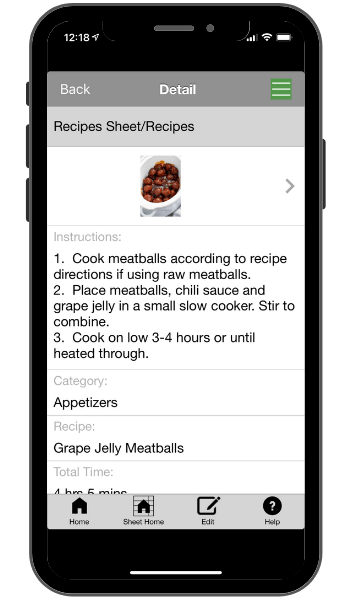 Recipes App Template